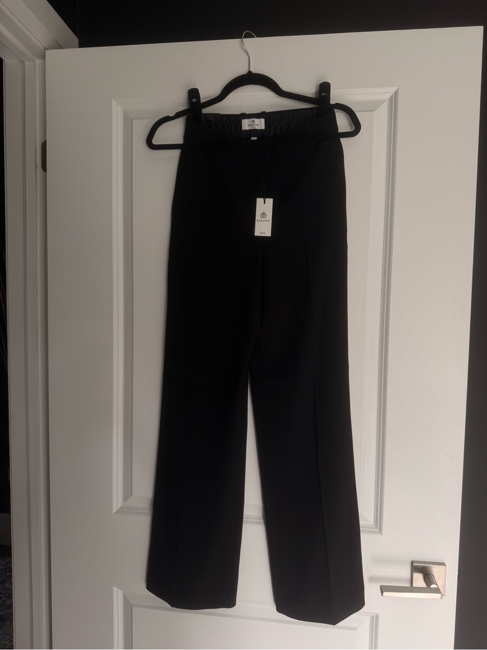 NWT Aritzia New Agency Pant - Mirror Crepe - Black - Size 0